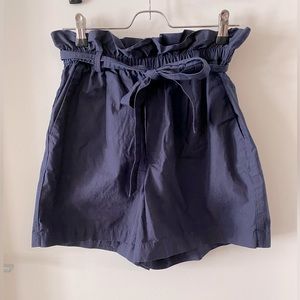 Uniqlo high waisted navy shorts